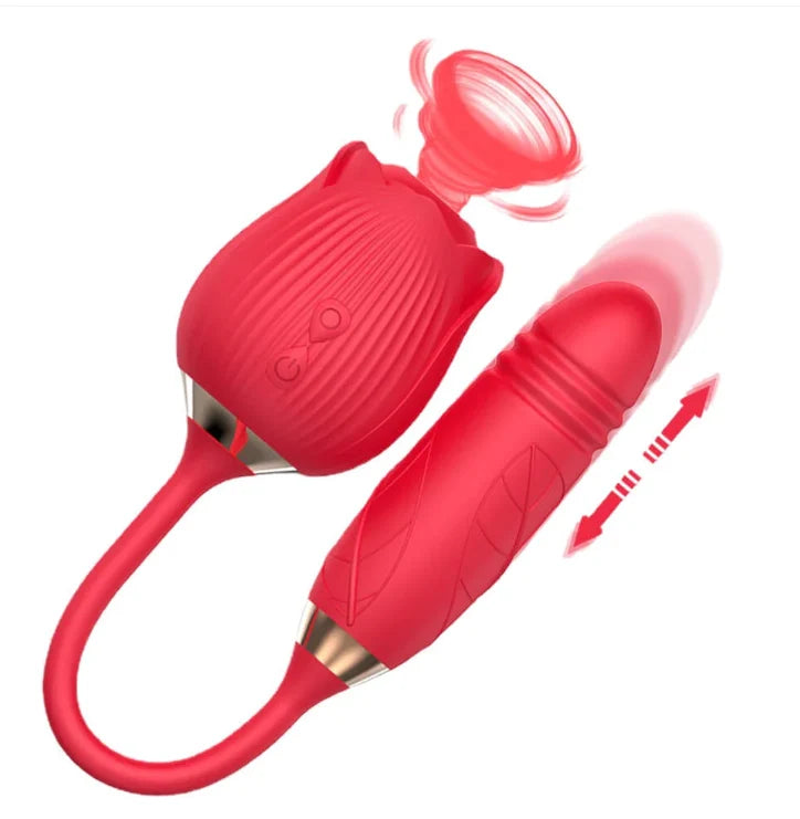 VIBRADOR ROSA DOBLE ESTIMULACION ANTON