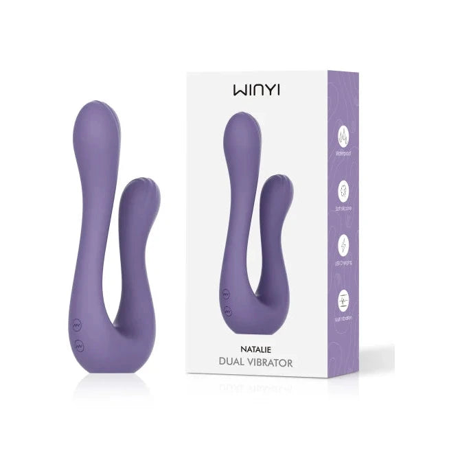 WINYI NATALIE VIBRADOR DOBLE ESTIMULACIÓN