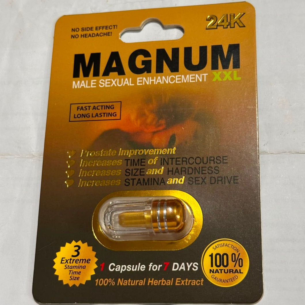 PASTILLA POTENCIALIZADORA MAGNUM XXL 24K
