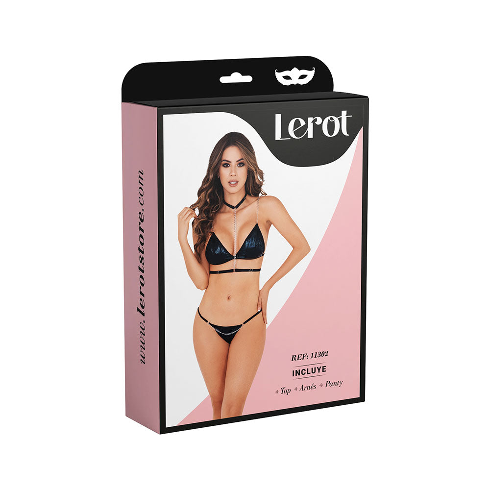 CONJUNTO LENCERÍA LEROT AMBAR M-L