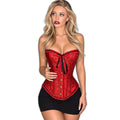 CORSET ROJO LAZO NEGRO VICTORINO