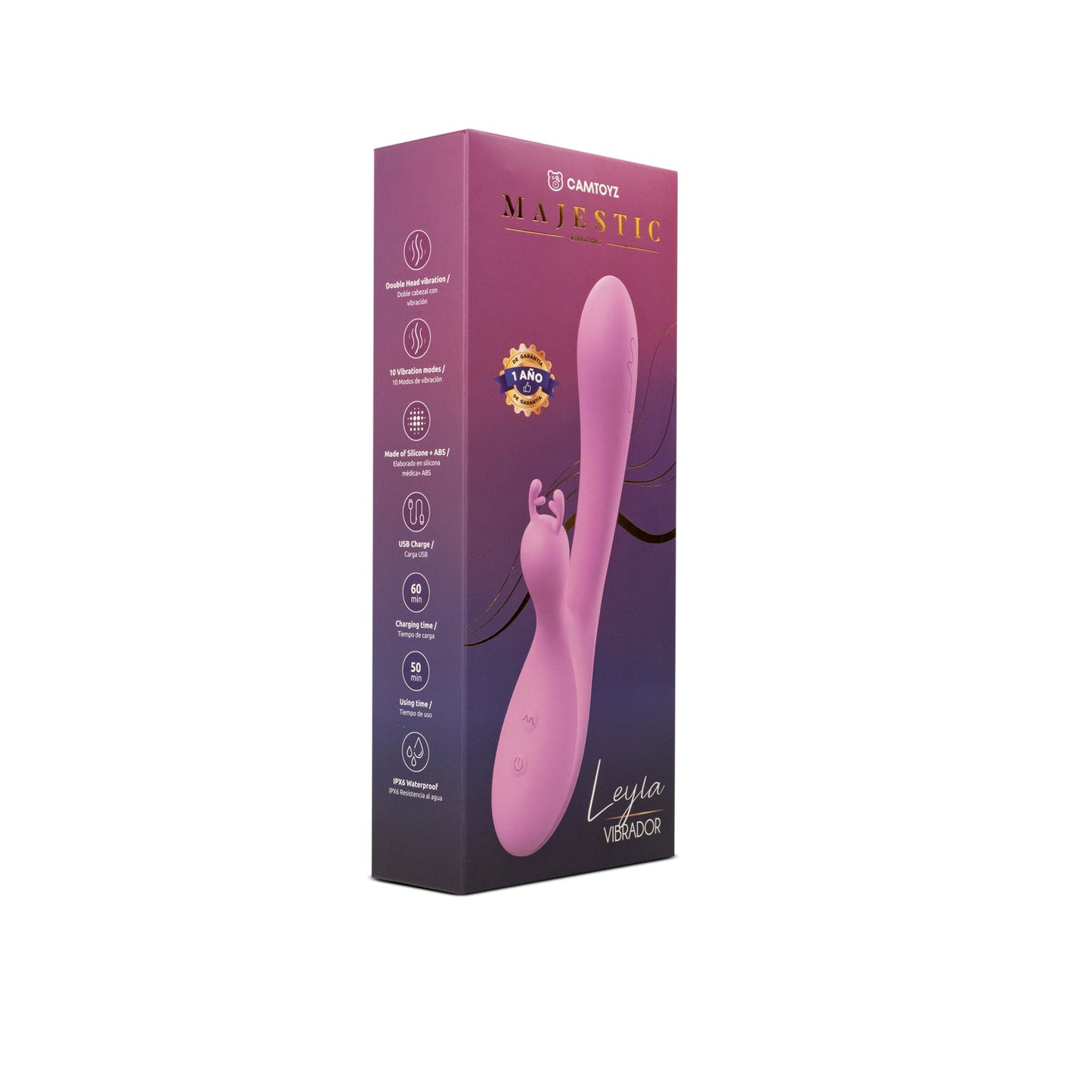 VIBRADOR DOBLE LEYLA