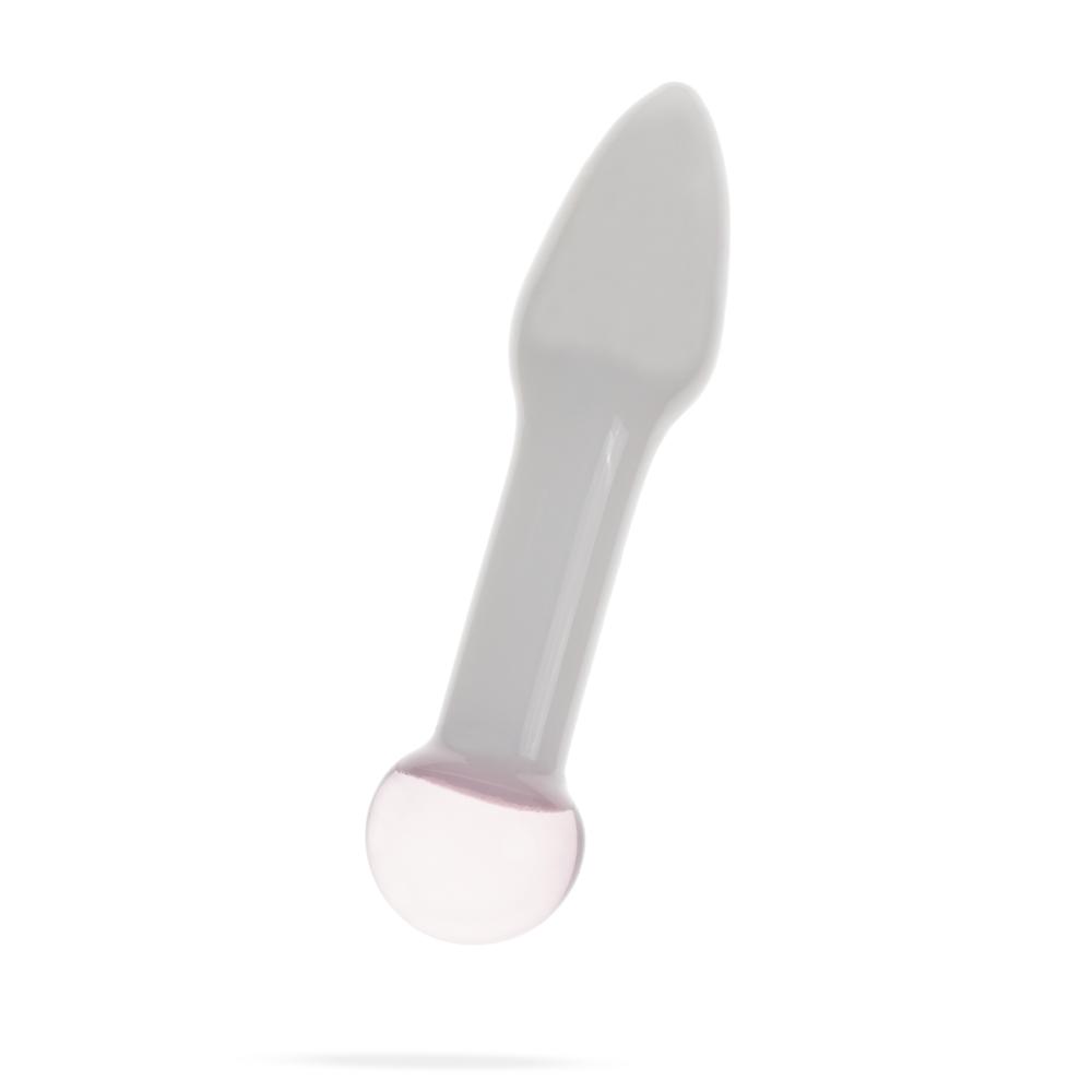 DILDO DE VIDRIO GARY 13.5 CM
