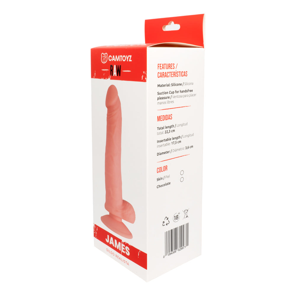 DILDO REALISTA JAMES 17CM