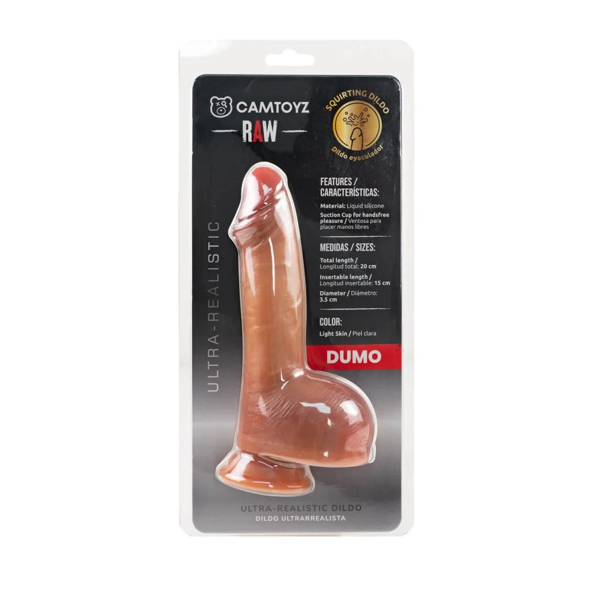 DILDO REALISTA EYACULADOR DUMO CAMTOYZ