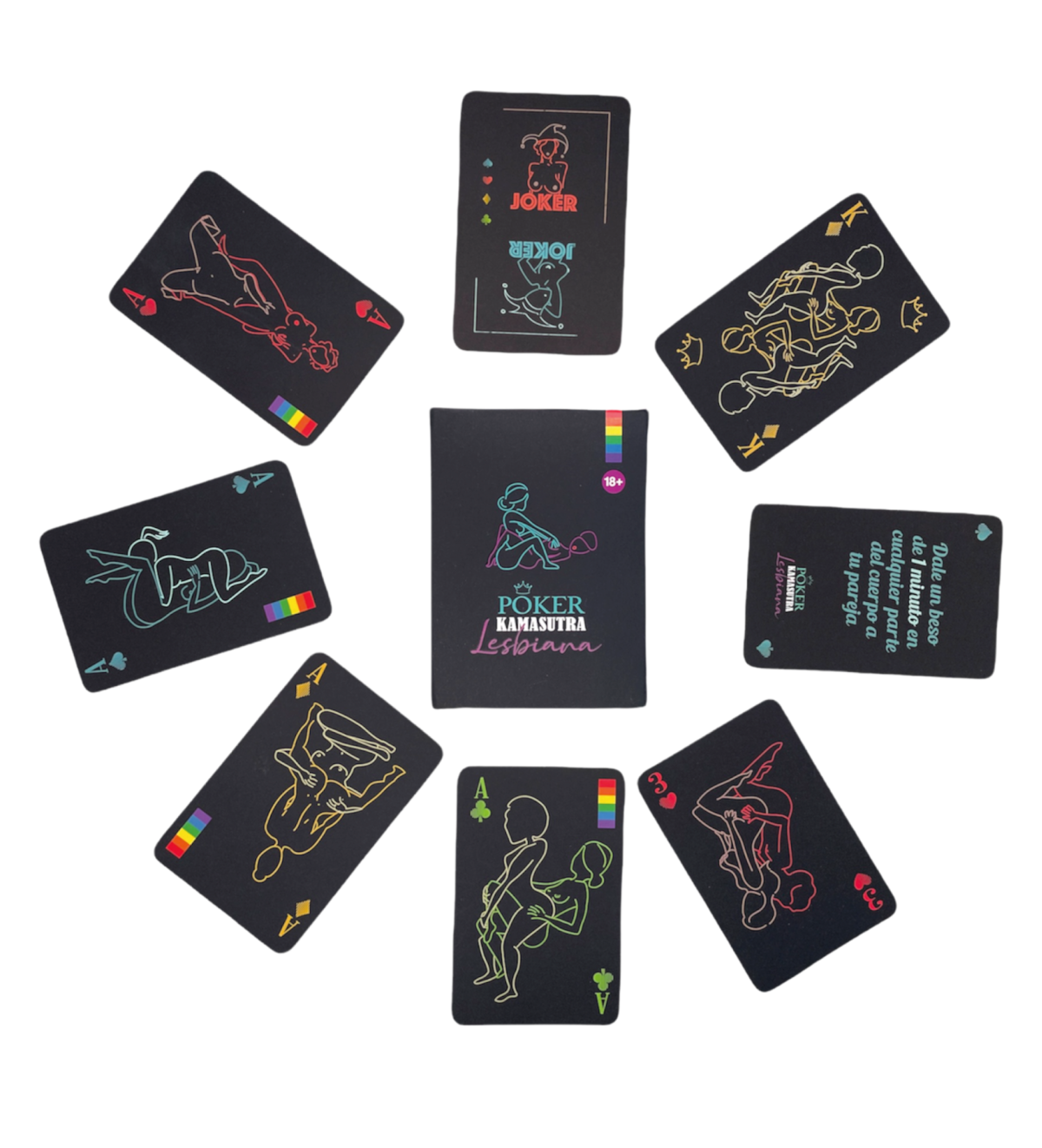 JUEGO DE CARTAS POKER KAMASUTRA LESBI