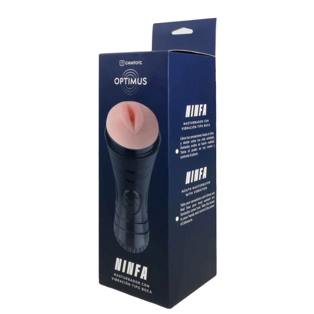 MASTURBADOR ARTIFICIAL NINFA (BOCA) CON VIBRACIÓN