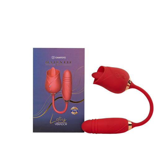 VIBRADOR CON BALA MAJESTIC LOTUS