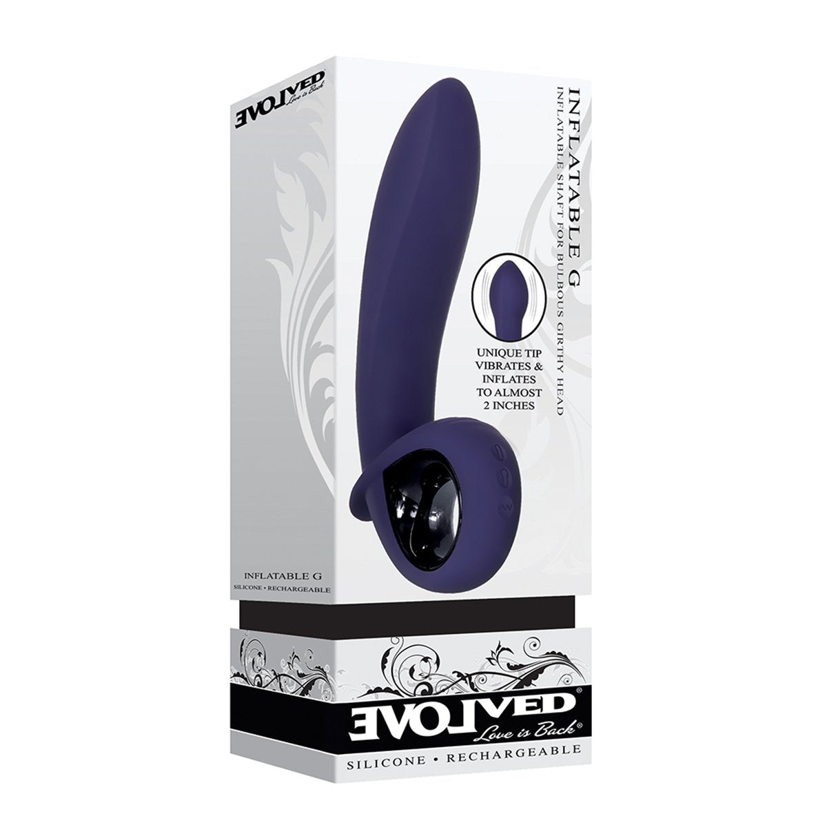 VIBRADOR FEMENINO EVOLVED INFLABLE G