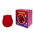VIBRADOR SUCCIONADOR OHLALA ROSE