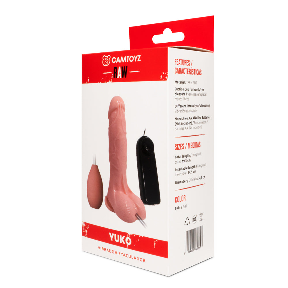 VIBRADOR RAW EYACULADOR REALISTA